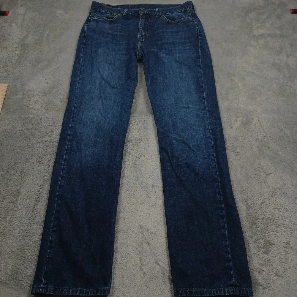 Levis 514 Jeans Mens 32x32 Blue Denim Casual Straight Fit Modern Pockets